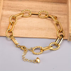Handgefertigte Vintage Gold Armband