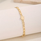 Zarte handwerkliche Gold Armband