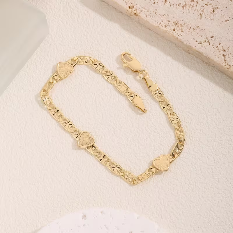 Zarte handwerkliche Gold Armband