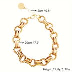 Klassische Gold Armband mit zeitloser Eleganz