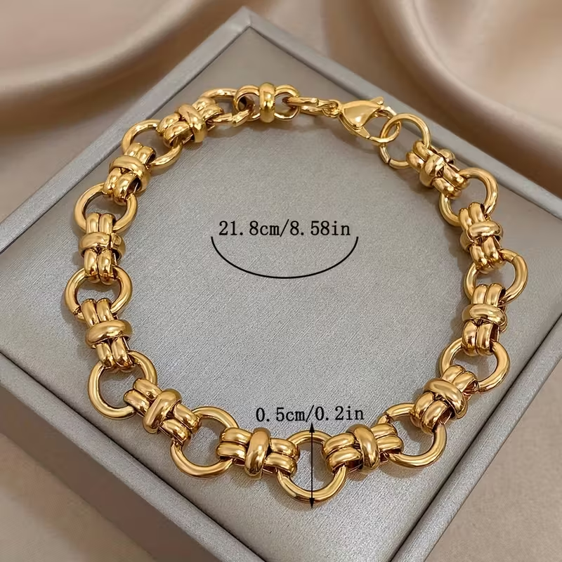 Klassische Gold Armband mit zeitloser Eleganz